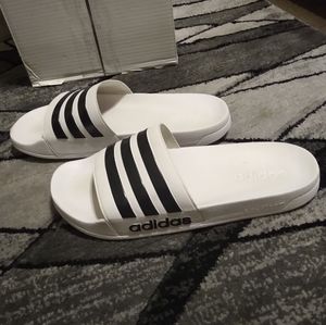 Addias signature stip slides. Almost brand new.
